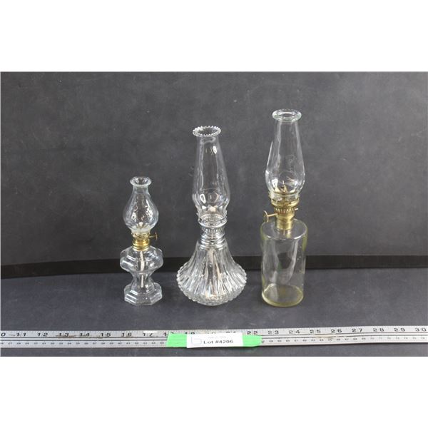 (3) Kerosene Lamps