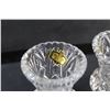 Image 8 : (4) Lead Crystal Vases and Candy Dish
