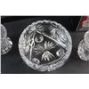 Image 9 : (4) Lead Crystal Vases and Candy Dish