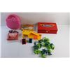 Image 2 : Hello Kitty Lunch Box, Assorted Toys, Crokinole Checkers and Pocket Chess & Checkers