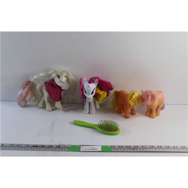 My Little Pony Toys and Hair Brush