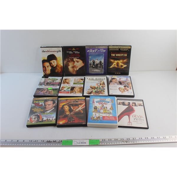 (12) DVD Movies - Fast Five, The Bible and The Wrestler