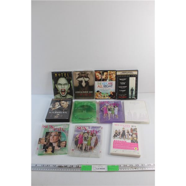 (11) DVD Movies - Supernatural, Sex and the City and American Horror Story