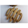 Image 4 : (5) Wooden Hot Pot/Frying Pan Trivets