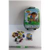 Image 1 : Kids' Go Diego Go Travel Case and Hot Wheels Die Cast Car Toys