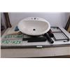 Image 1 : Counter Sink 20" x 17" x 7", Sask License Plates, Shop Vac Bags and Vacuum Parts, Misc.