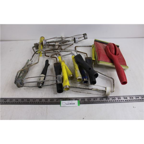 Assorted Paint Rollers, Sure-Line Attachment