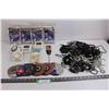Image 1 : Assorted Rope Cables & Hooks, (4) Pouches of LiquorQuik Super Yeast - Sealed, Timers, Grinding Disks