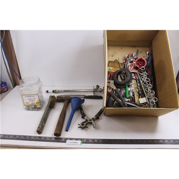 Assorted Tools, Hardware - As is