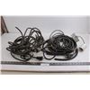 Image 1 : Assorted Lengths of Cut Cables with Home Depot Pail Tote - As is
