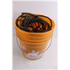 Image 4 : Assorted Lengths of Cut Cables with Home Depot Pail Tote - As is