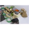 Image 3 : Assorted Tape Lot (Painter's, Masking), Tape Gun, Misc. - As is
