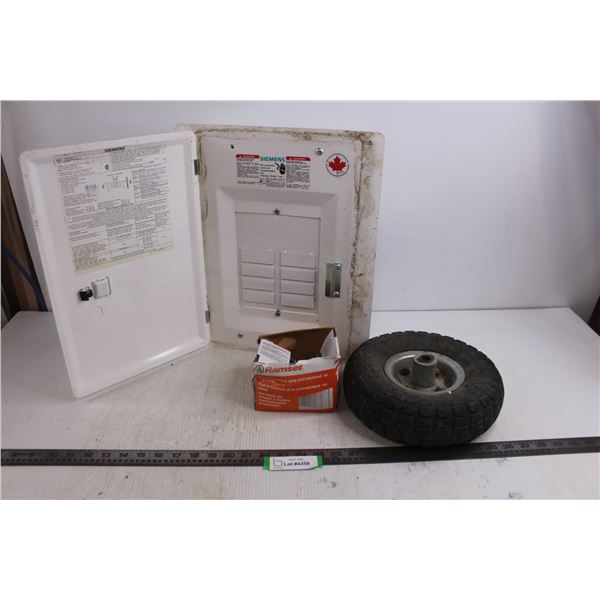 Siemens Electrical Breaker Box - 12" x 15" x 4" - Unused, Wagon Wheel, Hilti Connectors 1.5"