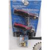 Image 3 : Bass Pro Shops Dual Rod Holders (NIB but cracked), (3) Saw Blades (7" & 10"), Pressure Washer Gun & 