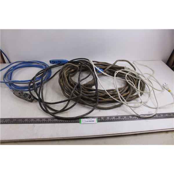 (4) Extention Cords - Uncertain Lengths - As is