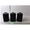 Image 1 : (3) Surface Mount Speakers- Untested, As Is 7.5" Tall