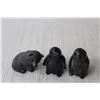 Image 3 : (5) Resin Inuit Style 'The Wolf Sculptures' Up to 2.5" Tall