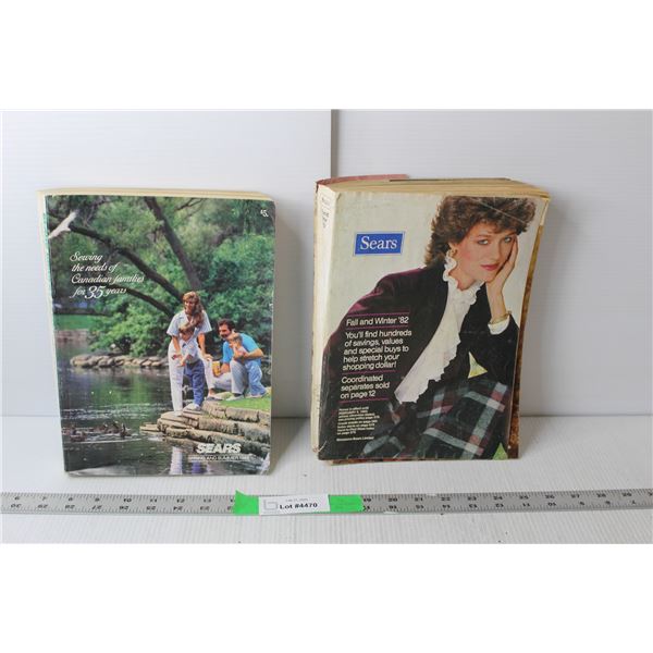 (2) Vintage Sears Catalogues- Fall/Winter '82 & Spring/Summer '88