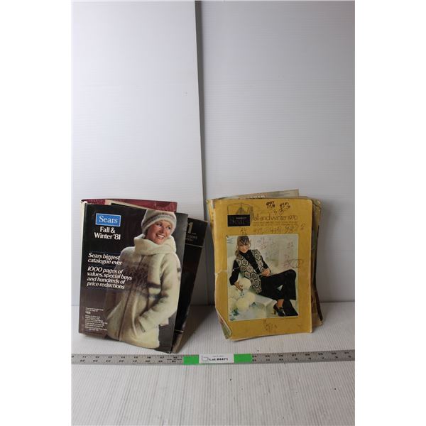 (2) Vintage Sears Catalogues- Fall/Winter '81 & Fall/Winter '70