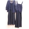 Image 1 : (4) Piece Women's Navy Formal Dresswear Set- L