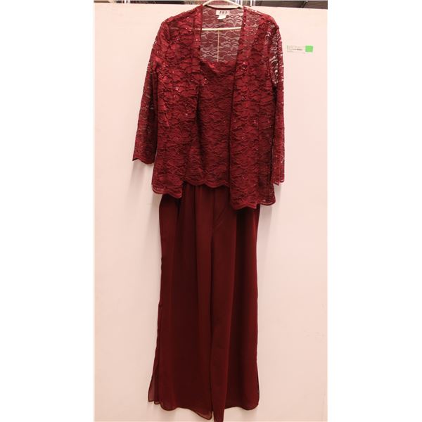 J&J (3) Piece Pant Suit- XL