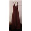 Image 1 : Sorella Vita Burgundy V- Cut Dress-10