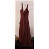 Image 2 : Sorella Vita Burgundy V- Cut Dress-10