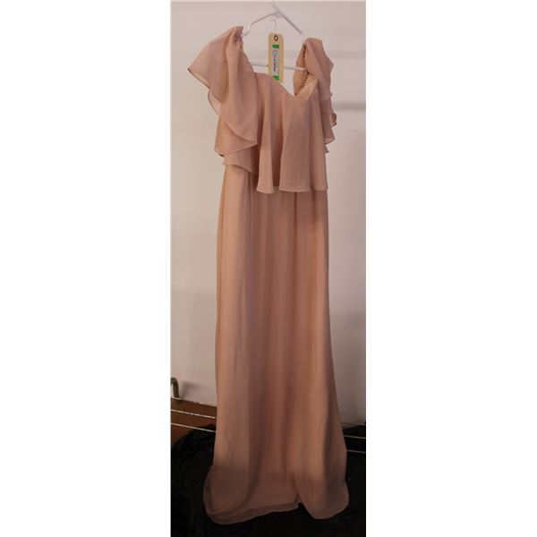 Sorella Vita Light Pink Off the Shoulder Dress- 10