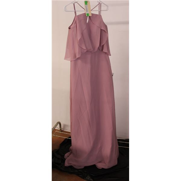 Sorella Vita Dusty Lavender Chiffon Gown- 10