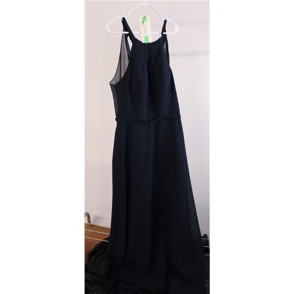 Sorella Vita Navy Chiffon Gown- 14
