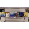 Image 1 : ** (12) Cans of Paint Products (Ultra Flat, Flat, Primer, Ceiling - Most Partial) CANNOT BE SHIPPED!