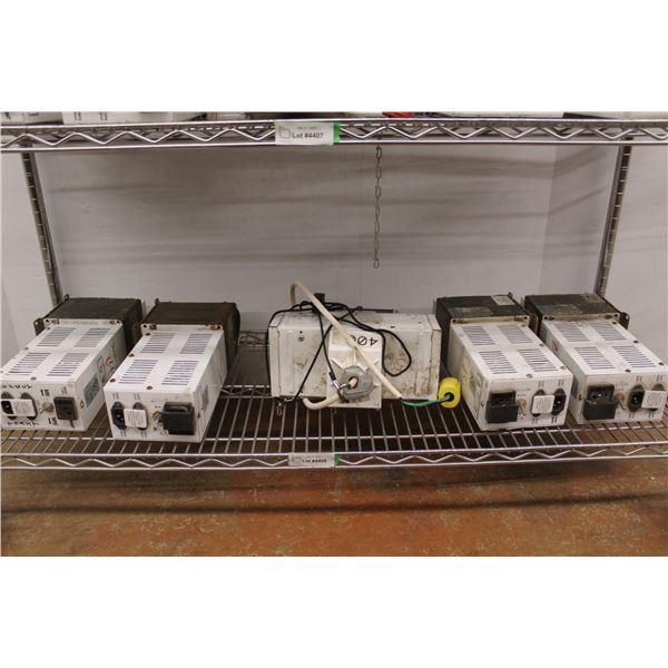 ** (5) Transformer Ballasts 14" x 6" x4" - Untested - As is - CANNOT BE SHIPPED!!!