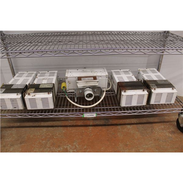 ** (5) Transformer Ballasts 14" x 6" x4" - Untested - As is - CANNOT BE SHIPPED!!!