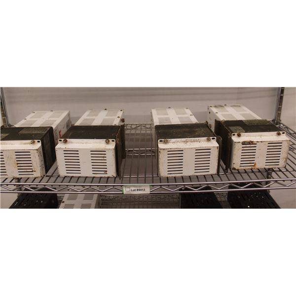 ** (4) Transformer Ballasts 14" x 6" x 4" - Untested - As is - CANNOT BE SHIPPED!!!