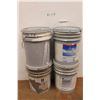 Image 1 : ** (4) 18.9L Pails - Partials - All 1/2 or Less (Drywall Primer & Sealer, DTM Bonding Primer, Masonr