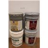 Image 1 : ** (4) 17.3L to 18.5L Pails - Partials - 3 Likely Full & 1 1/4 Full (Stain Block Primer, Latex Drywa