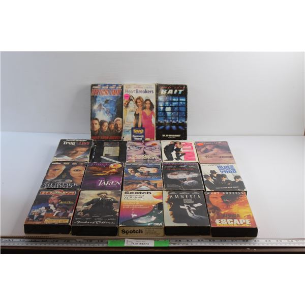 (18) Video Cassettes - True Lies, Escape from LA and Pretty Woman