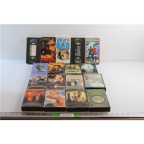 (17) Video Cassettes- The Lord of the Rings, Titanic and The Truth About Crop Circles