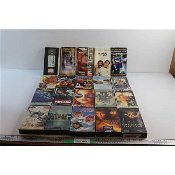 (20) Video Cassettes - Harry Potter, The Empire Strikes Back and American History X