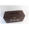 Image 3 : Wooden Card Box 16'' x 8 1/2'' x 7''