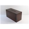 Image 4 : Wooden Card Box 16'' x 8 1/2'' x 7''