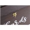Image 6 : Wooden Card Box 16'' x 8 1/2'' x 7''