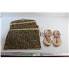 Image 1 : Leopard Print Closet Organizer and Ardene Ladies Shoes - Size 8
