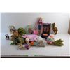 Image 1 : Assorted Plush Toys, Barbie Dolls, Exerciser and Kids' Toys