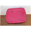 Image 6 : *Plastic Tote with Lid 15'' x 18'' x 23 1/2'' and Play Mobile Toys