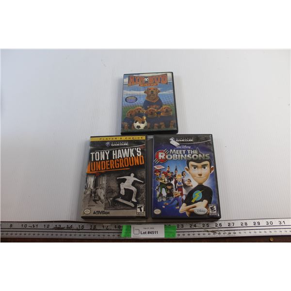 Air Bud World Pup DVD Movie, Tony Hawks Underground and Meet the Robinson Nintendo Games