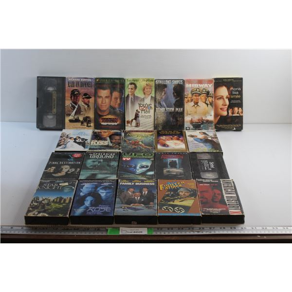 (22) Video Cassettes - Fighter Attack, UFO Chronicles and Final Destination