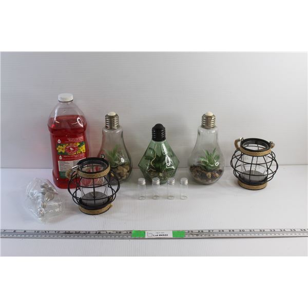 Perky Pet Hummingbird Ready To Use Nectar, Light Bulb Decorations, Light Up Lanterns and Sample Batt
