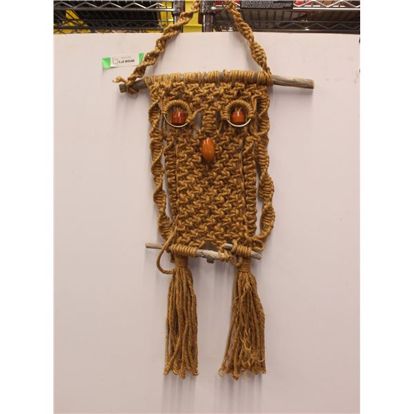 Macramé Owl