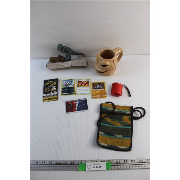 Dinosaur Decor, Decorative Ceramic Mug, Tim Hortons Greatest Duos Trading Hockey Card & Pokémon Trad